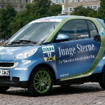 Sternstunden Stuttgart - Elektro-Smart Renntaxi - 09